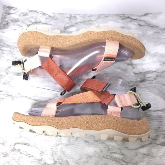 Merrell Speed Fusion Web Sport Sandals Women’s Sz 8 Peach Melon Strappy Shoes - Picture 7 of 10